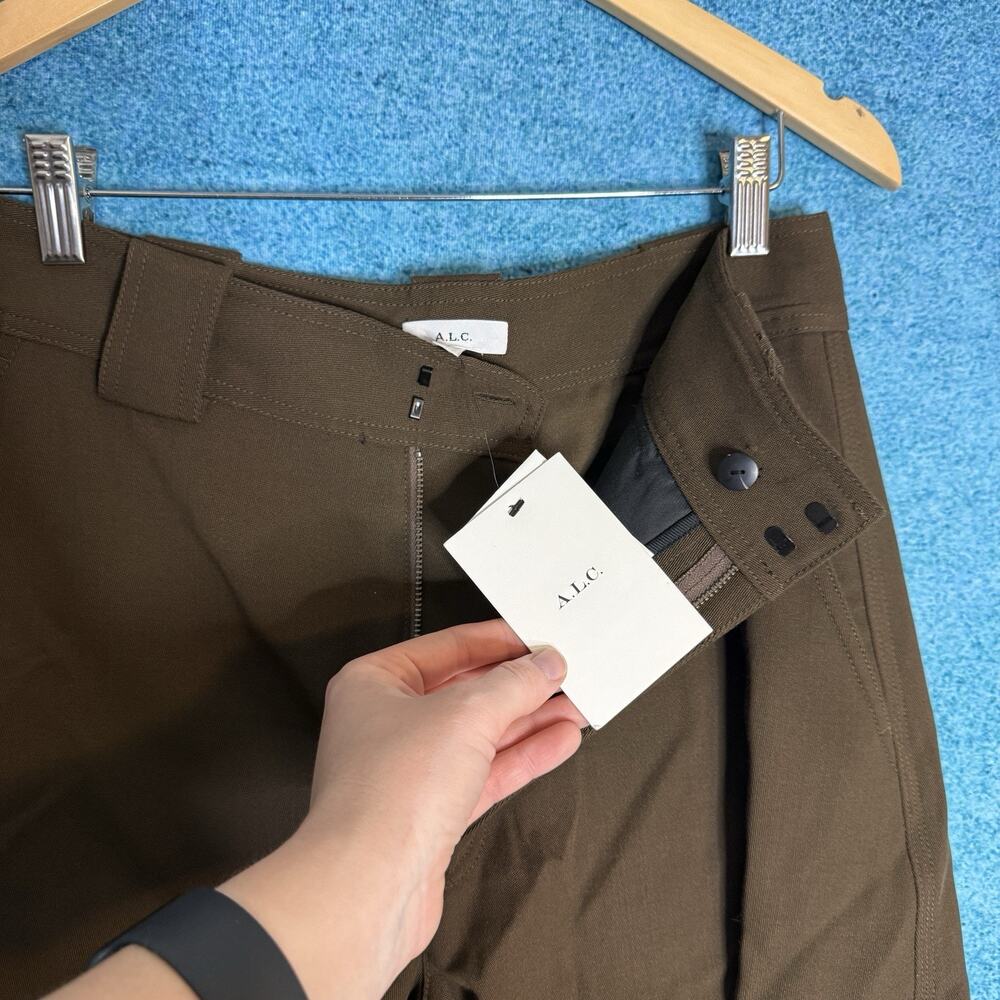 A.L.C. Brie Pants – Women’s Size 2 | Cargo Wide Leg Balloon Fit | Brown | NWT - Picture 10 of 16